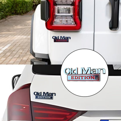 OldManEdition™ | Sjovt badge til bilen