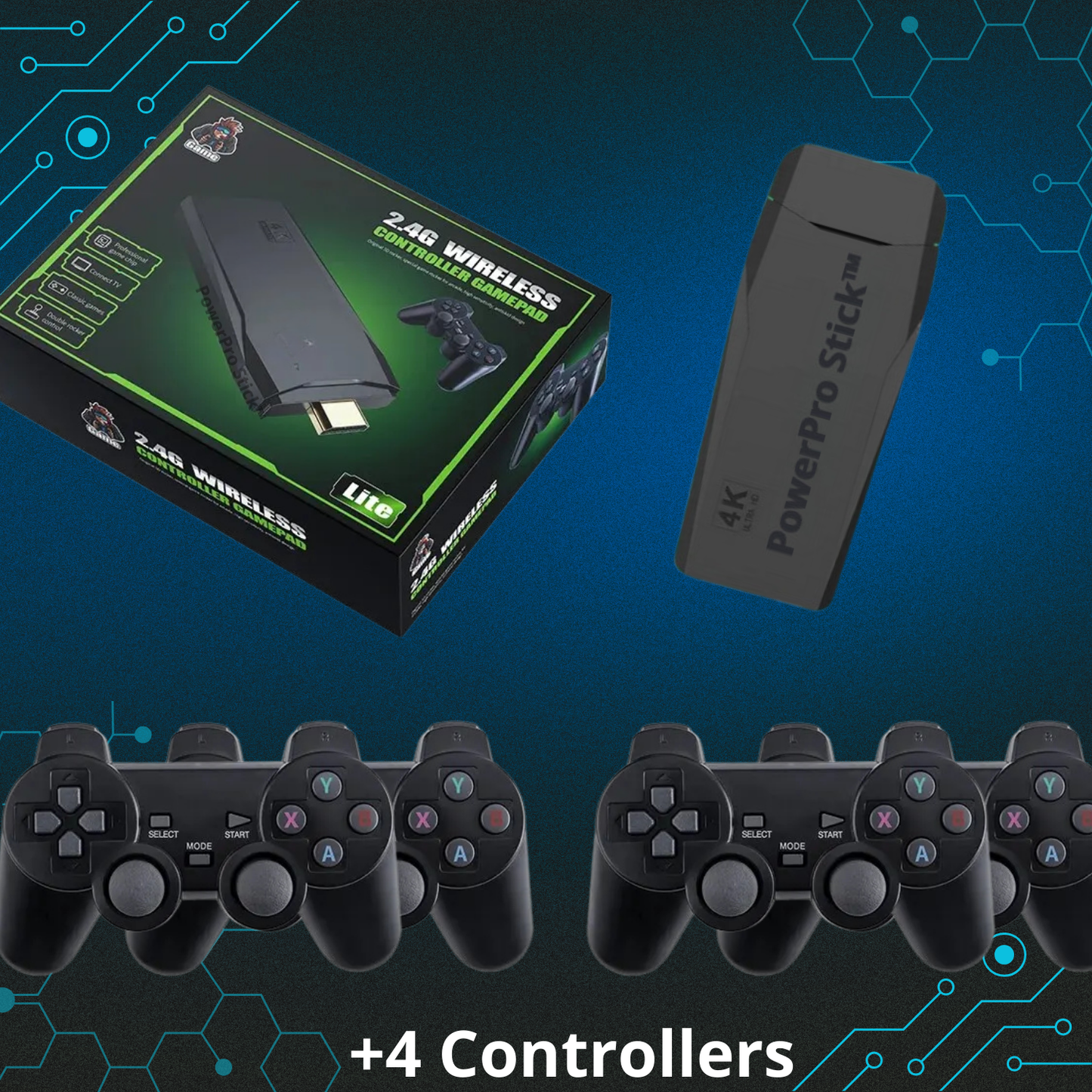 RetroGames™ Stick | Oplev nostalgi med de bedste 20.000 klassiske spil