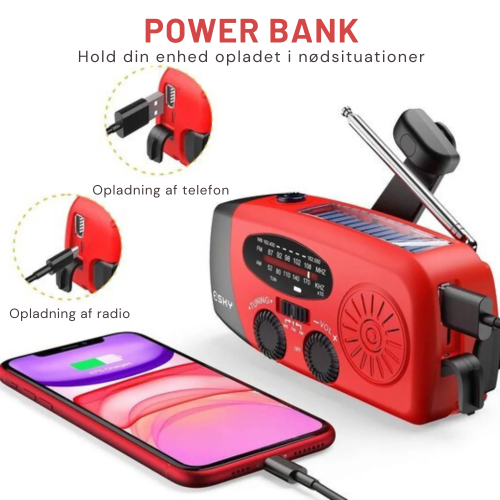 EmergencyRadio™ | Hold forbindelsen, selv i nød!