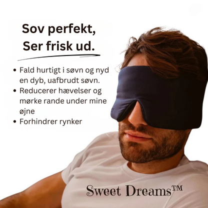 Sweet Dreams™ | Premium søvnmaske for bedre søvn og bedre hud!
