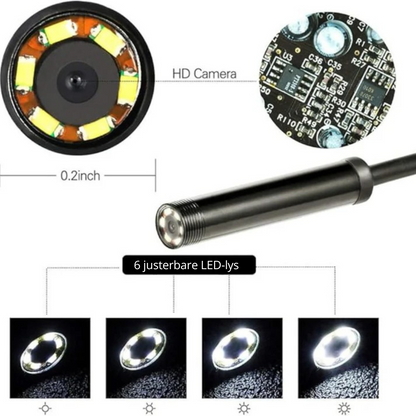 FlexiScope™ | Vandtæt endoskop med LED-belysning