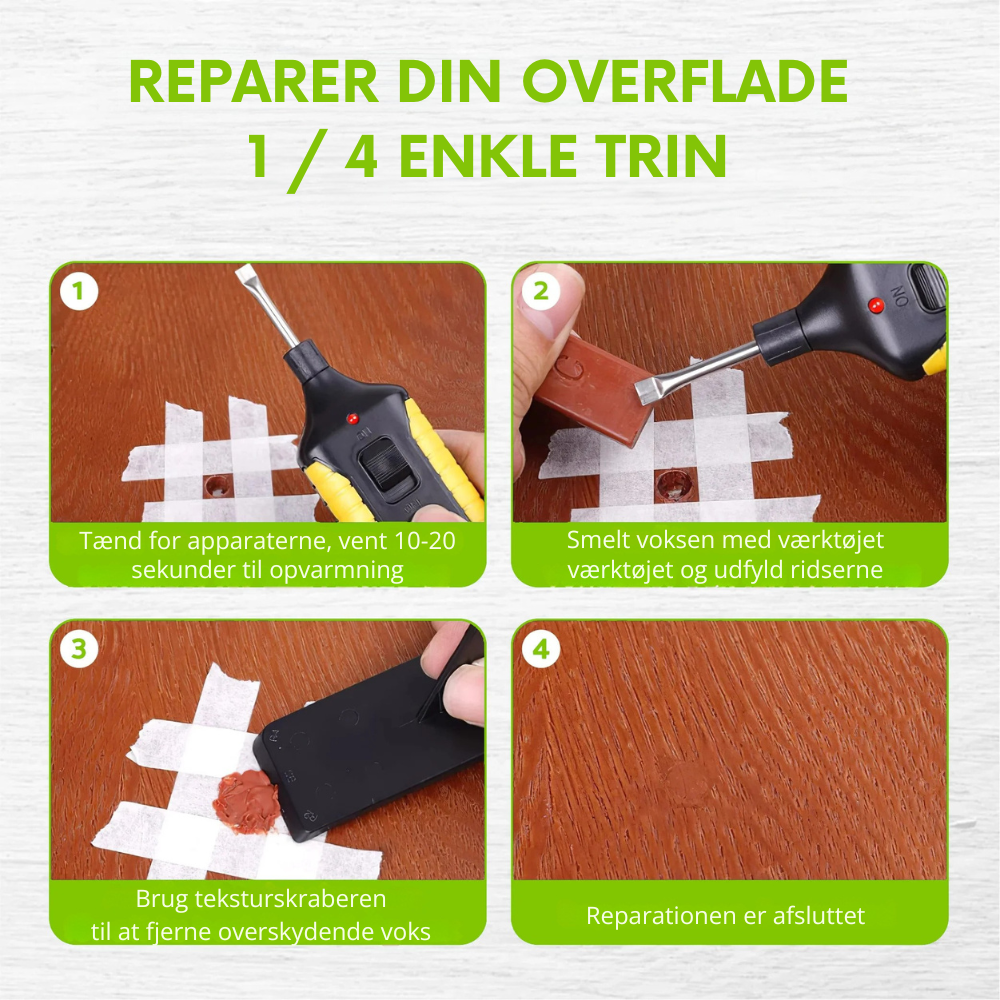 EasyFix™ | Reparationssæt til møbler, lister og gulve