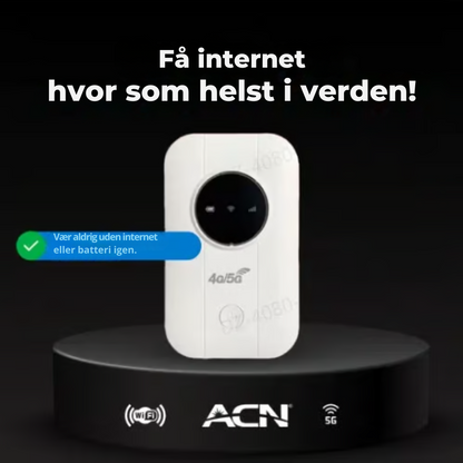 PocketWifi™ | FÅ UBEGRÆNSET INTERNET OVERALT I VERDEN!