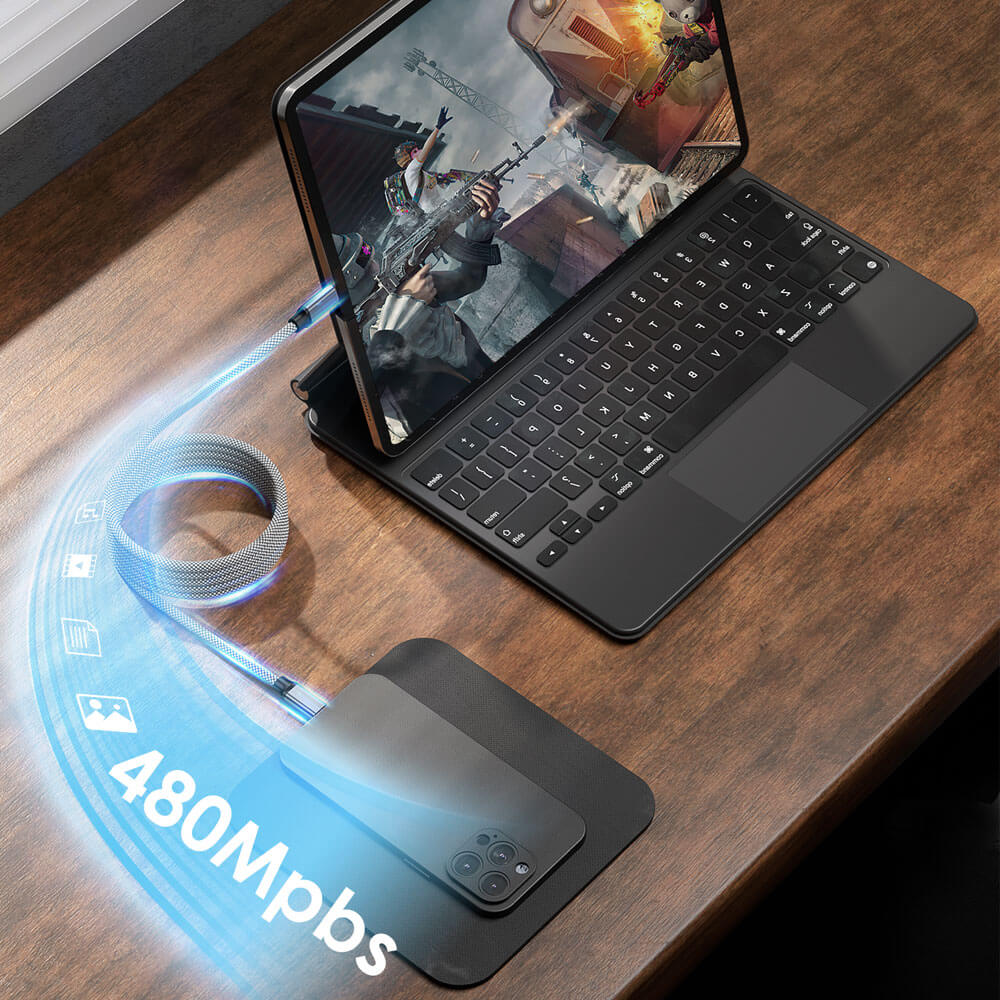 MagCable™ 1.5 mtr | Magnetisk anti-fnidderkabel 1+1 GRATIS