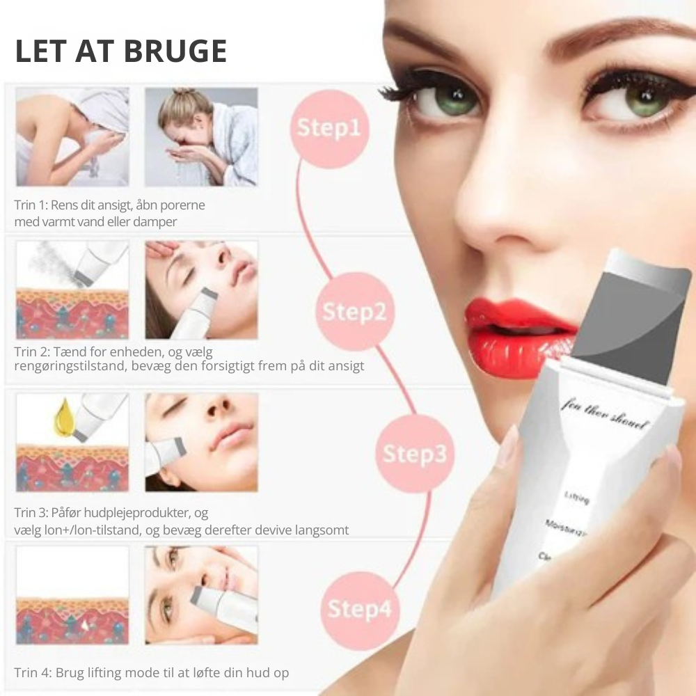 DermaPure™ | Ultralydsskrubber til huden