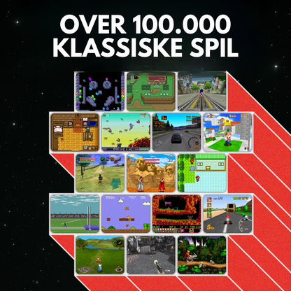 GameWave G11 Pro™ | Konsol med 100.000+ retrospil til hele familien