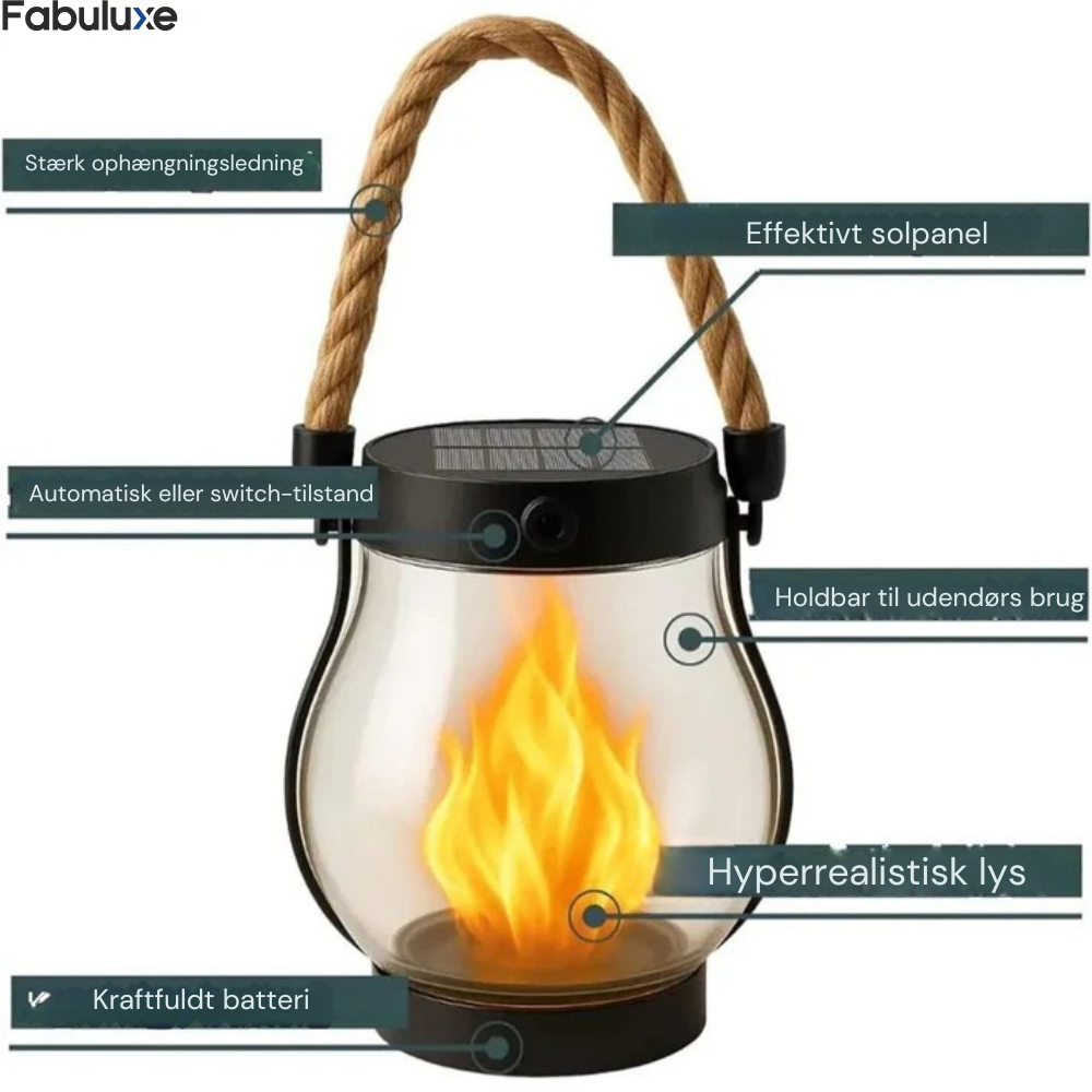 CozyFlame™ | Lanterne med realistisk flammeeffekt
