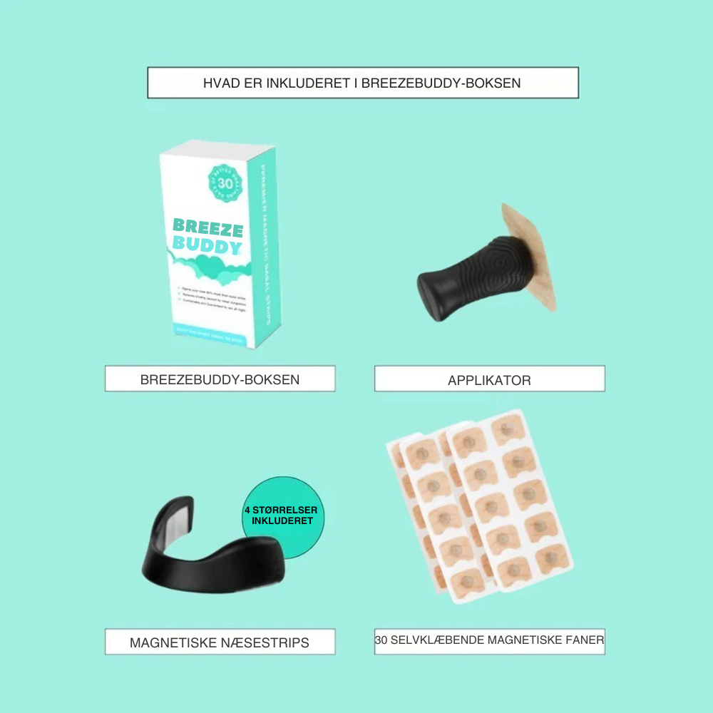 BreezeBuddy - Magnetic Nasal Strip