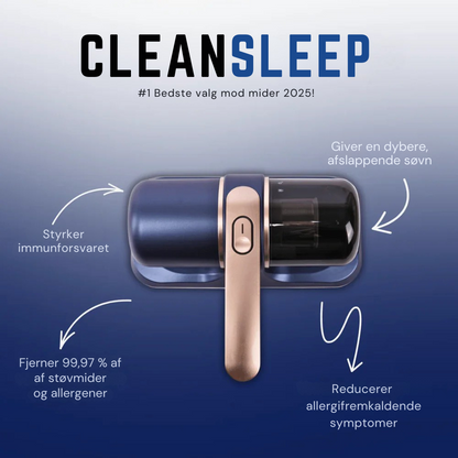 CleanSleep™ | Husstøvmide fjernet inden for 5 minutter!