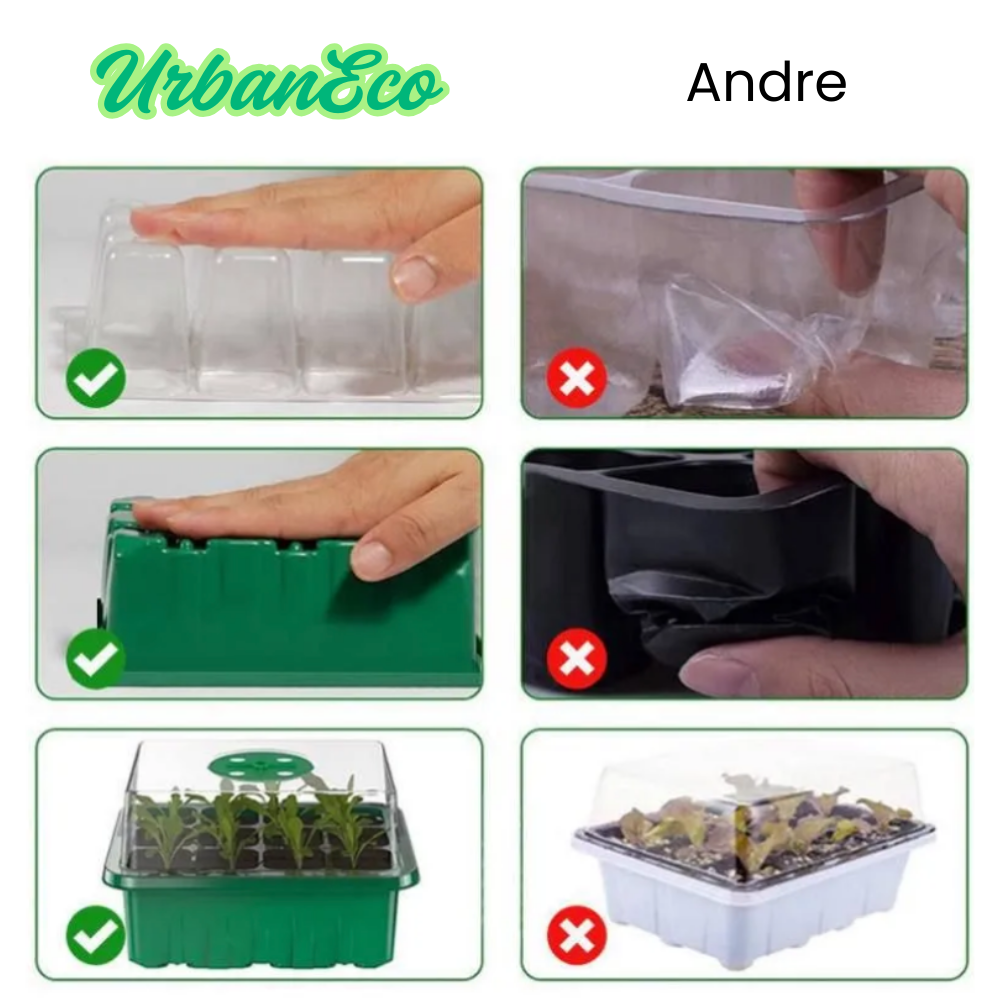 UrbanEco™ | Indendørs væksthus med LED og luftcirkulation