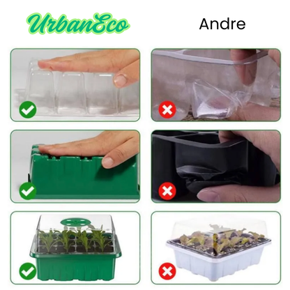 UrbanEco™ | Indendørs væksthus med LED og luftcirkulation