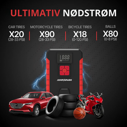 JumpSpark™ | Det Vigtigste Nødværktøj For Enhver Bilejer