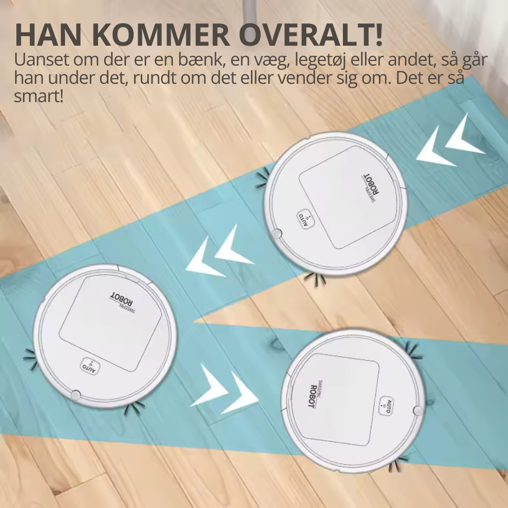 RobotSweeper™ | Altid et rent hus, uden at du behøver at gøre noget for det