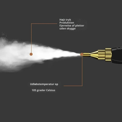 PowerSteam™ | Bærbar damprenser 3 bar, 2500W Bakteriedræbende - Den mest kraftfulde på markedet til hjemmebrug