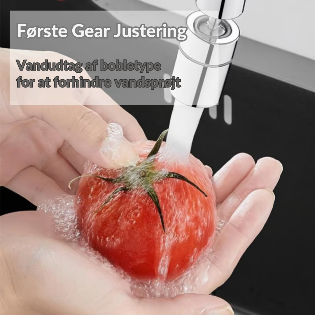 FlexiFlow™ | 360° Vandhane-forlænger – Fleksibel og praktisk vandstrøm til enhver vask