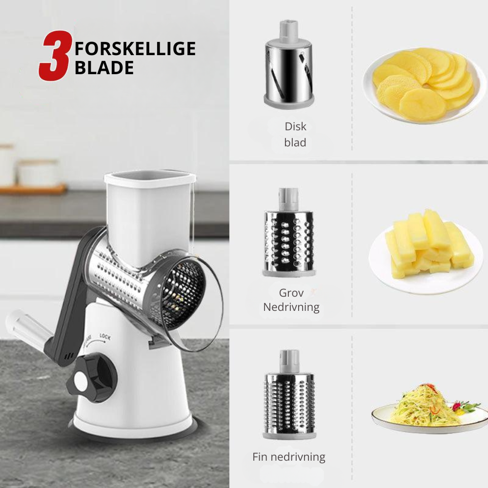 TurboGrate™ | Gør madlavning hurtigere, sjovere og helt uden besvær