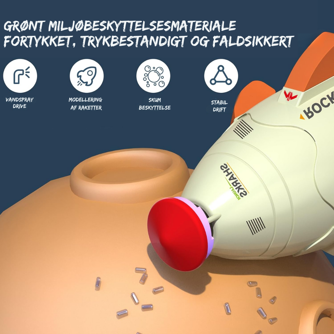 KidSplash™ | Den flyvende vandraket til endeløs sommerleg!