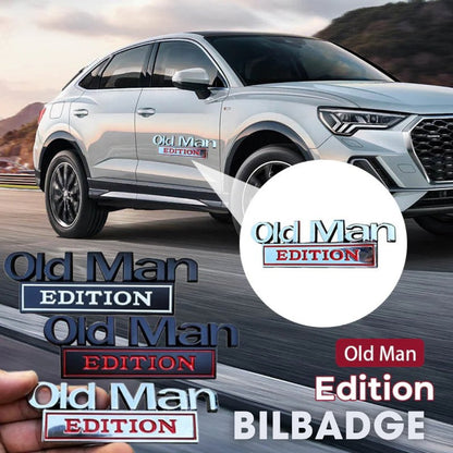 OldManEdition™ | Sjovt badge til bilen