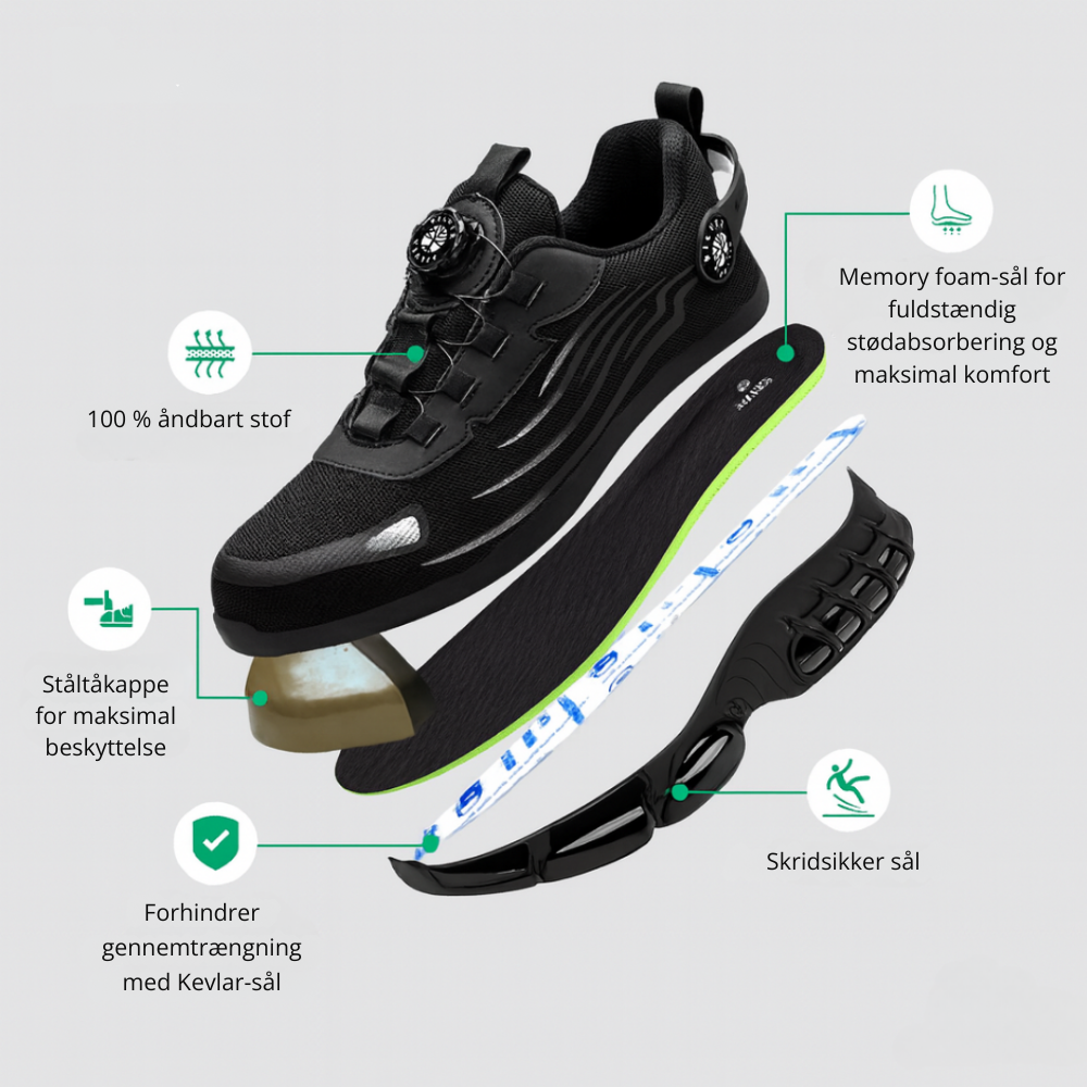ArmorFlex™ S5 Air | Ultralette sikkerhedssko der føles som sneakers