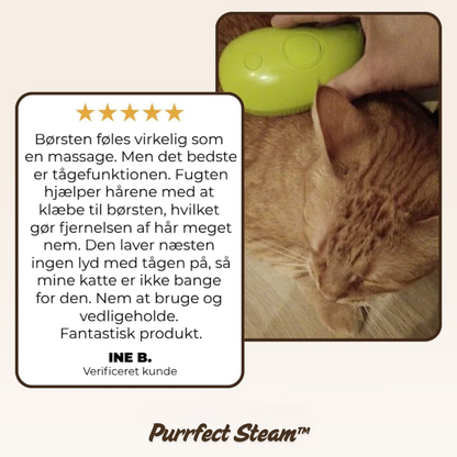 Purrfect Steam™ | Børste til katte