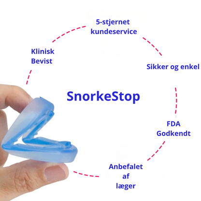SnorkeStop™ | Få ro i soveværelset og vågn frisk og udhvilet