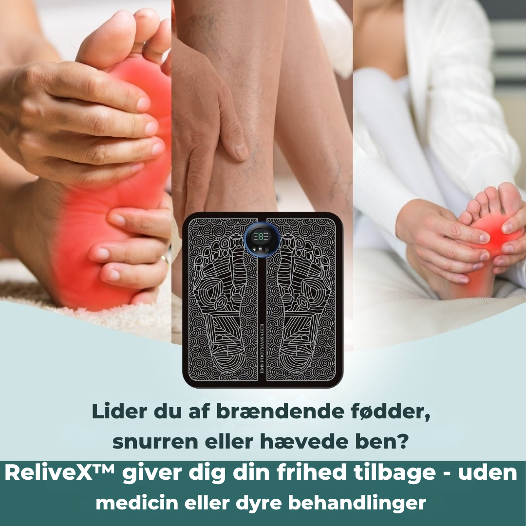 ReliveX™ | Fodmassageapparat til ultimativ afslapning