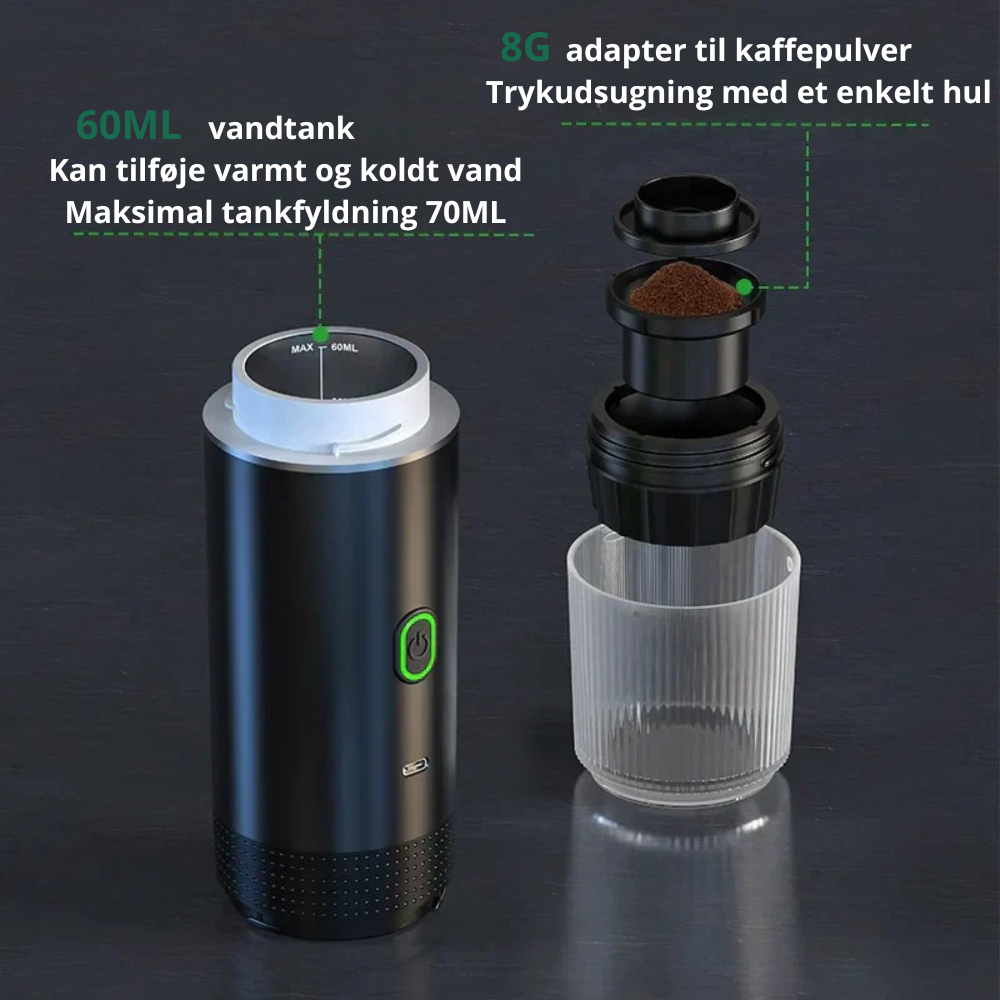 CoffeeGo™ | Få friskbrygget kaffe – hvor som helst, når som helst