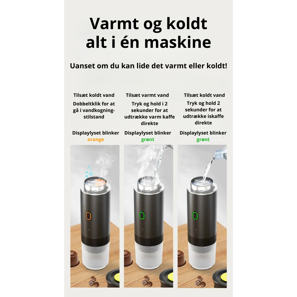 CoffeeGo™ | Få friskbrygget kaffe – hvor som helst, når som helst
