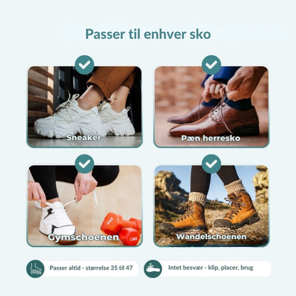 CoreSoles™ | Magnetiske Indlægssåler