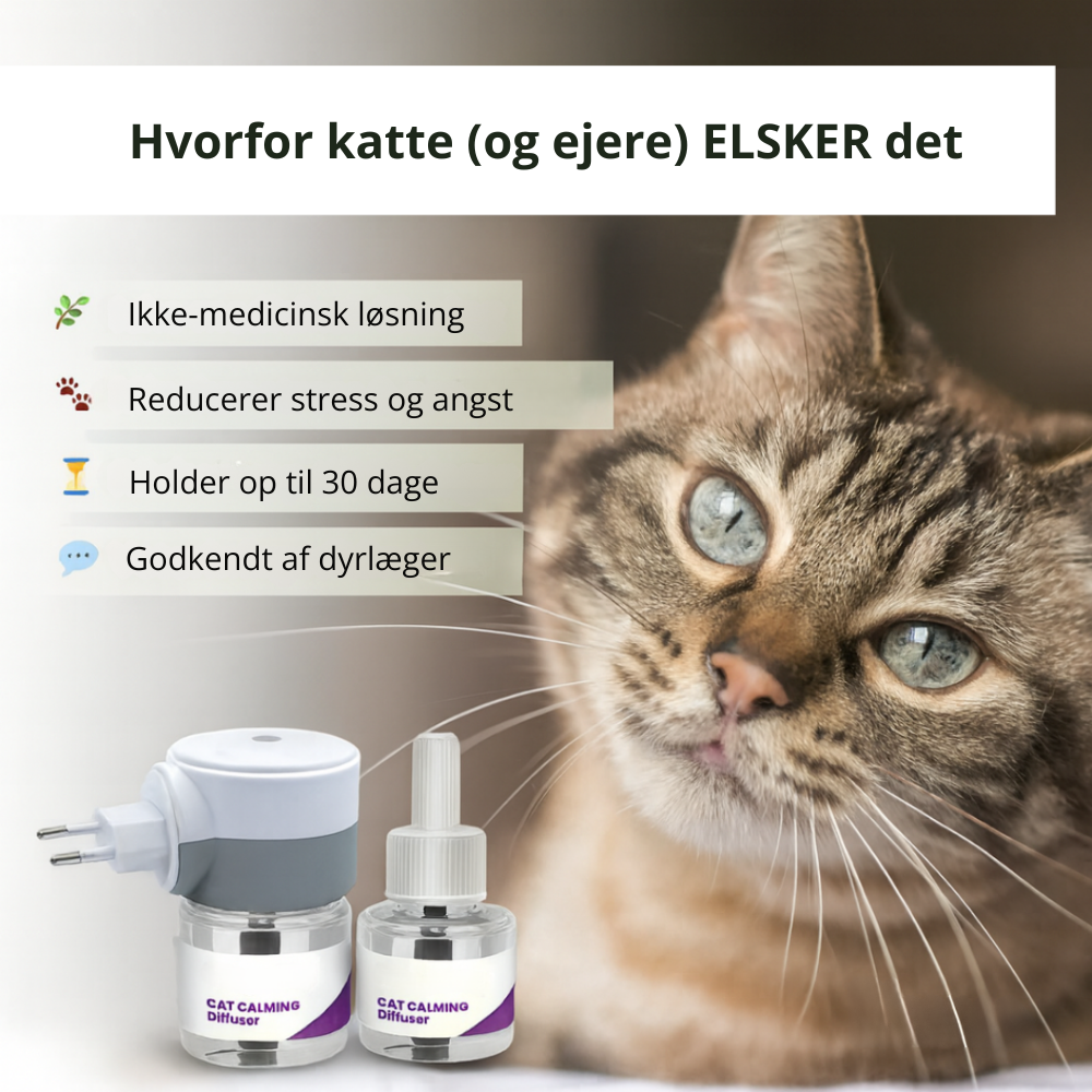 FelinaCalm™ | Diffuser der skaber ro og balance for din kat