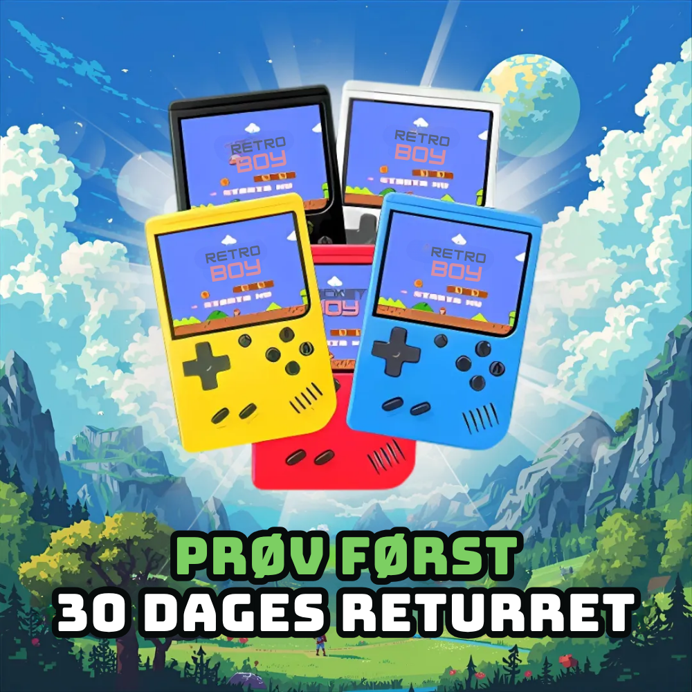 RetroBoy™ | Genoplev de legendariske spil fra din barndom
