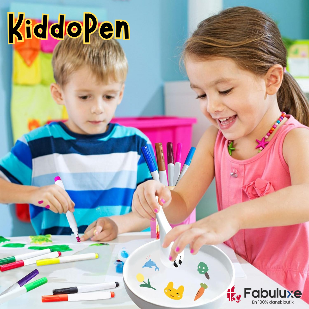 KiddoPen™ | 12-delt sæt med sjove og kreative penne til børn