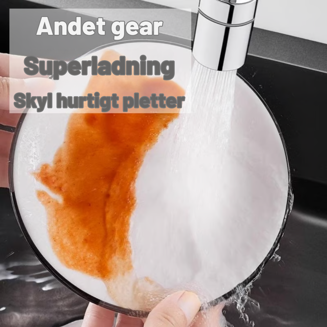 FlexiFlow™ | 360° Vandhane-forlænger – Fleksibel og praktisk vandstrøm til enhver vask