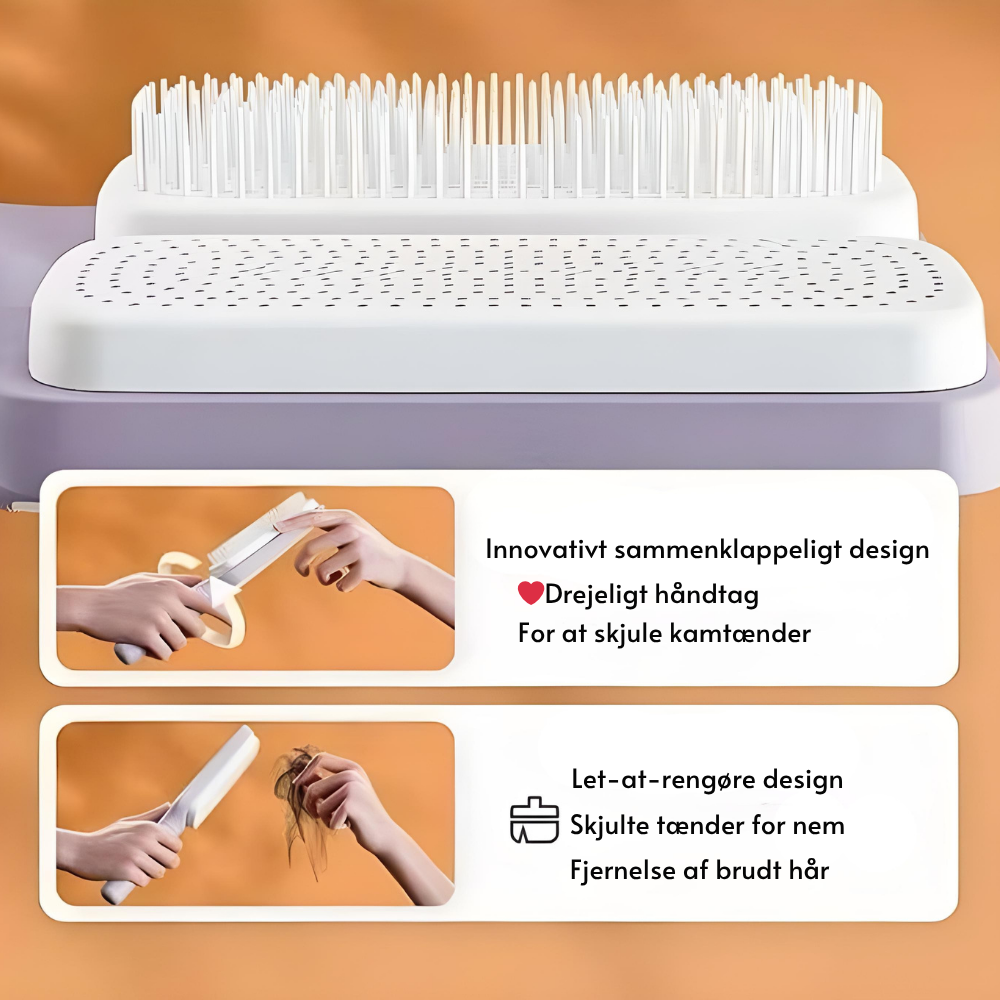 PerfectBrush™ | Selvrensende hårbørste til ubesværet hårpleje