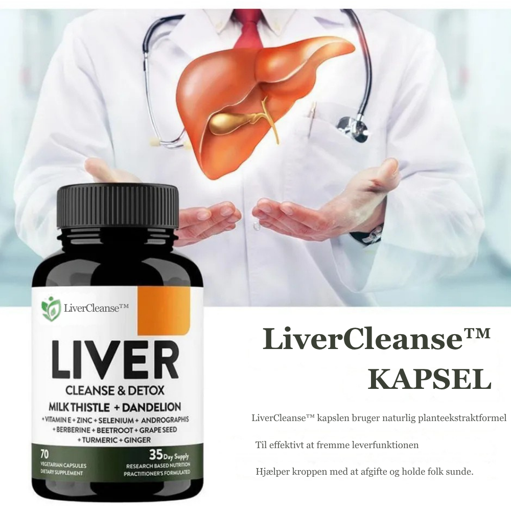 LiverCleanse™ | Giv din krop en ny start og rense leveren naturligt