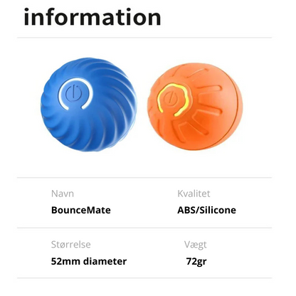 BounceMate™ | Interaktiv Bold Til Kæledyr