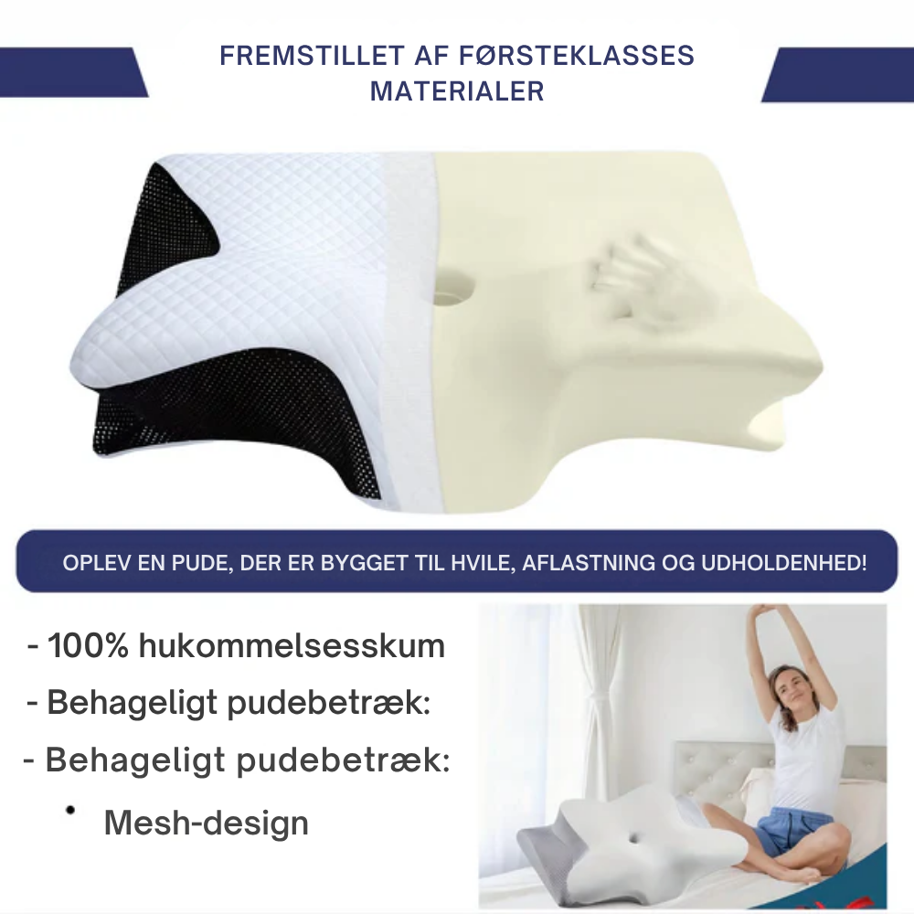 ErgoPillow™ | Den lille ændring, der forvandler din søvn