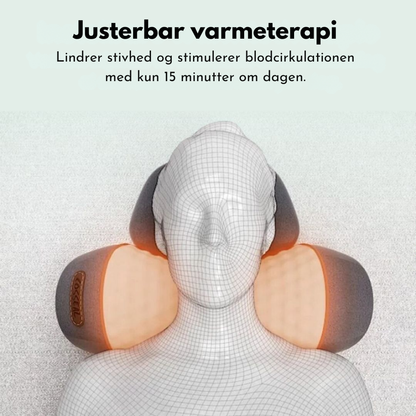 NeckFlow™ | Ergonomisk nakkemassager – Lindrer spændinger, reducerer stivhed og giver afslapning