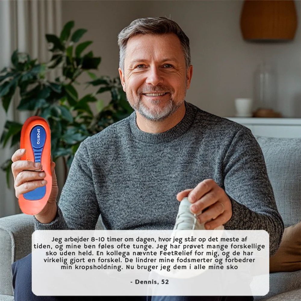FeetRelief™ | Slip for fodsmerter – Uden dyre behandlinger eller unødvendige lægebesøg