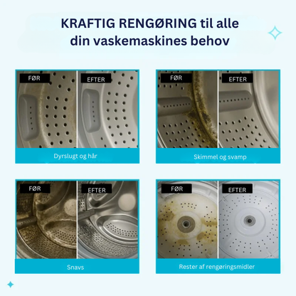PureWash™ | Gør din vaskemaskine frisk, ren og levende igen