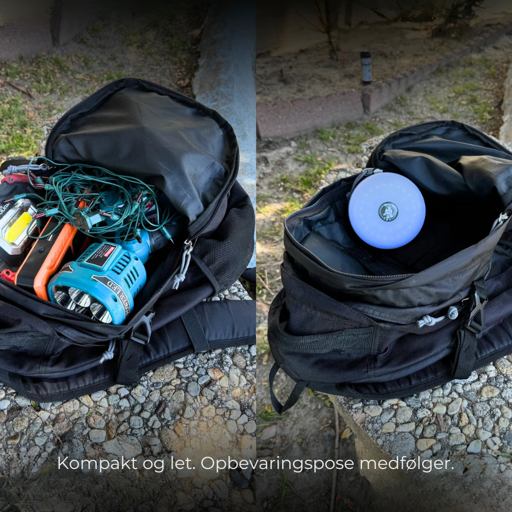 CampLamp™ | All-One - Atmosfærisk lys, Lommelygte OG Powerbank