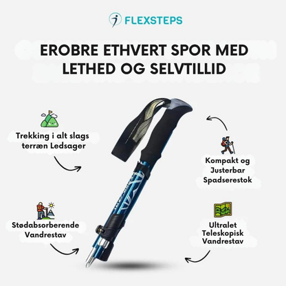 FlexSteps™ | Teleskopisk Vandrestav