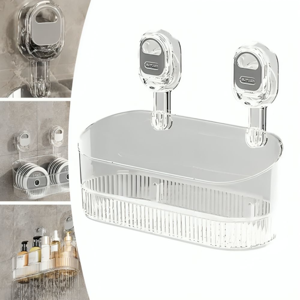 GripRack™ | Praktisk opbevaring uden boring – hold køkken og badeværelse ryddeligt