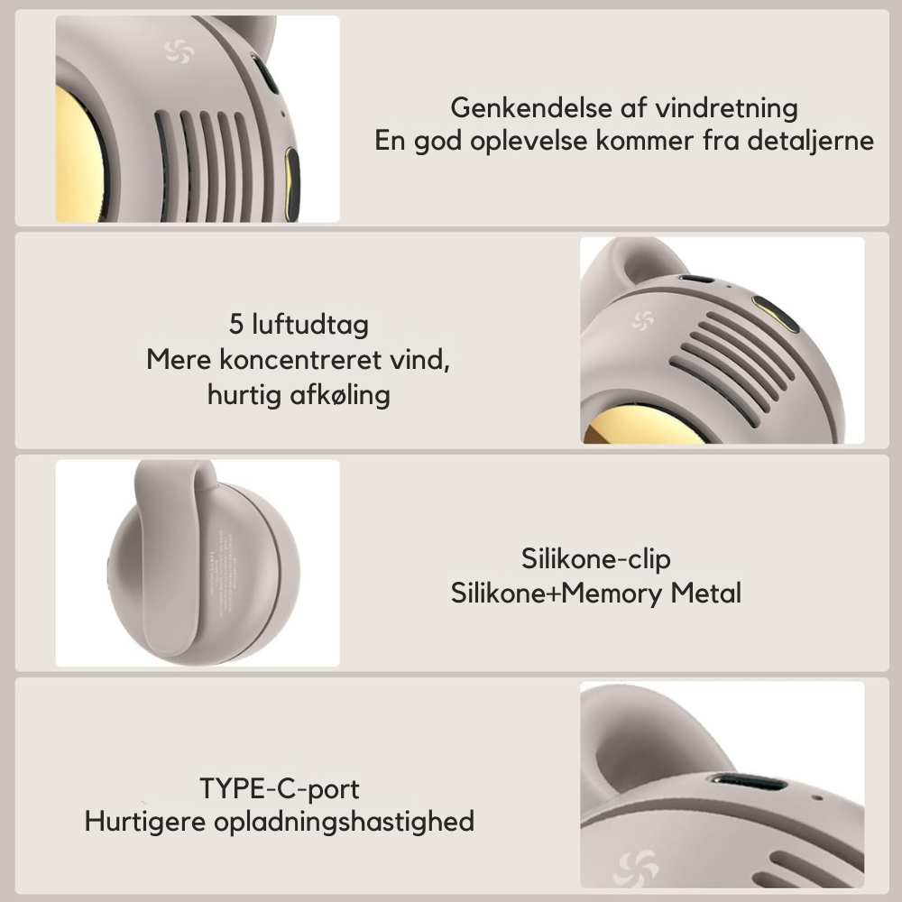 AirClip™ | Direkte Køling, Altid Inden For Rækkevidde