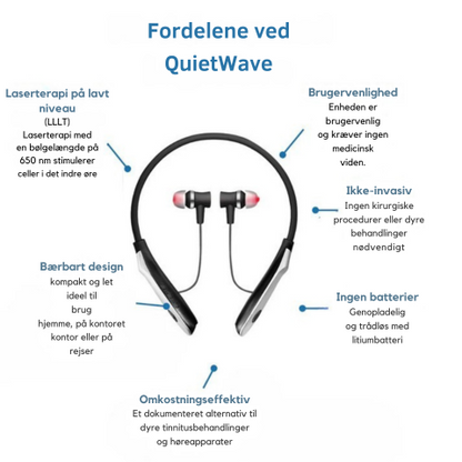 QuietWave™ | Få fred for tinnitus på en naturlig måde