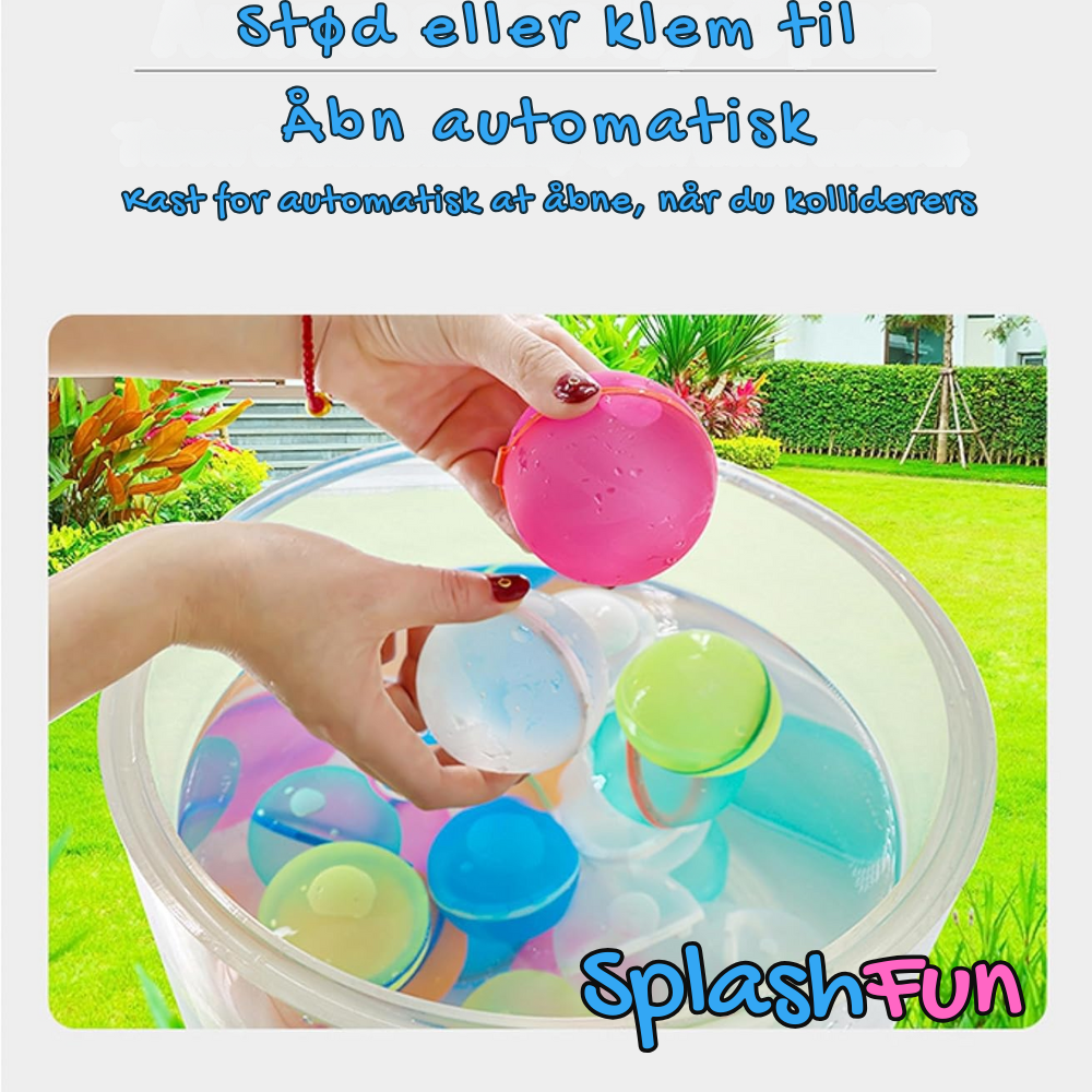 SplashFun™ | Magnetiske Genanvendelige Vandballoner