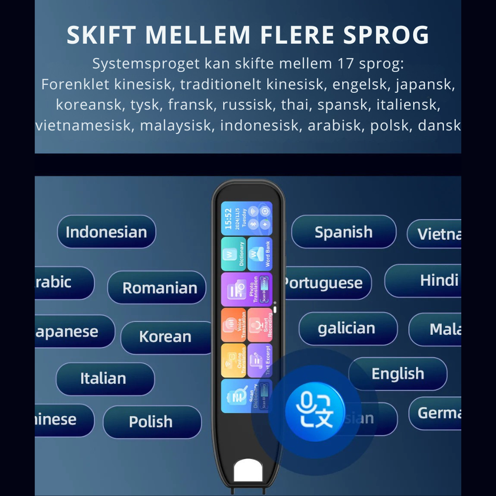 TranslatorPen™ |📣 Oplev den revolutionerende TranslatorPen med HD-kamera! 🌍✈️