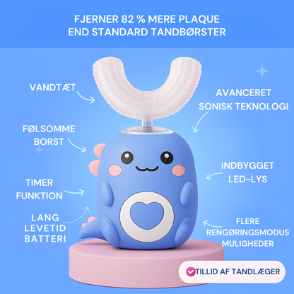 KiddoBrush™ | Slut med tandbørstnings-kampe derhjemme