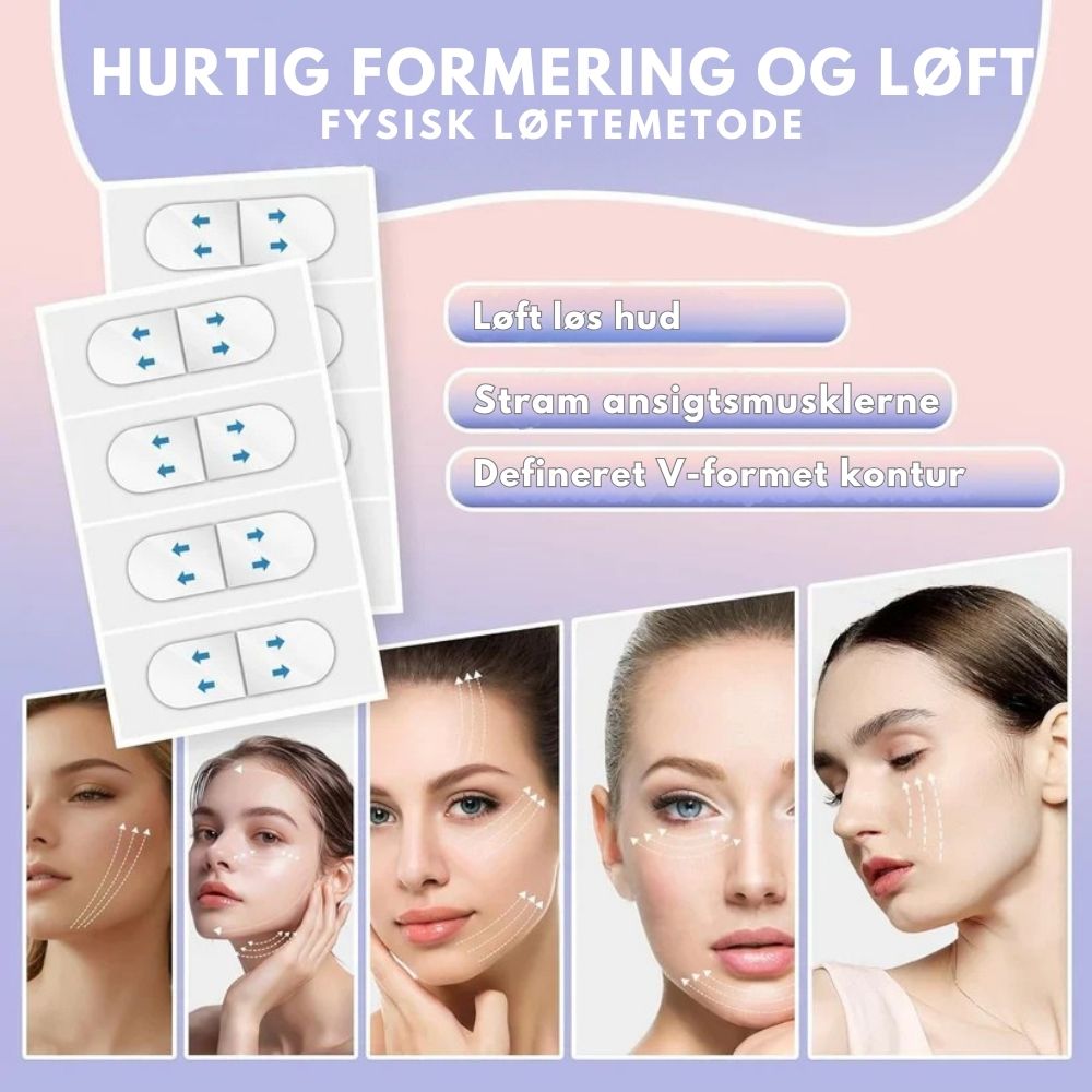 InvisiLift™ | Usynligt ansigtsløftningsbånd – 40 stk. pr. pakke