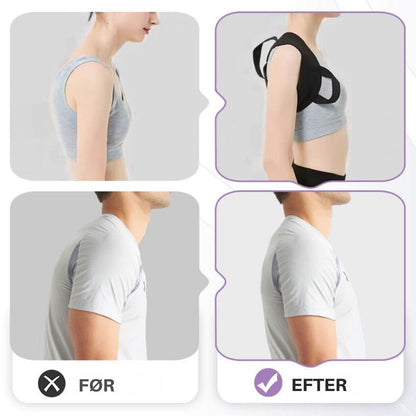 PostureCorrect™ | Diskret holdningsstøtte for en stærk og rank ryg